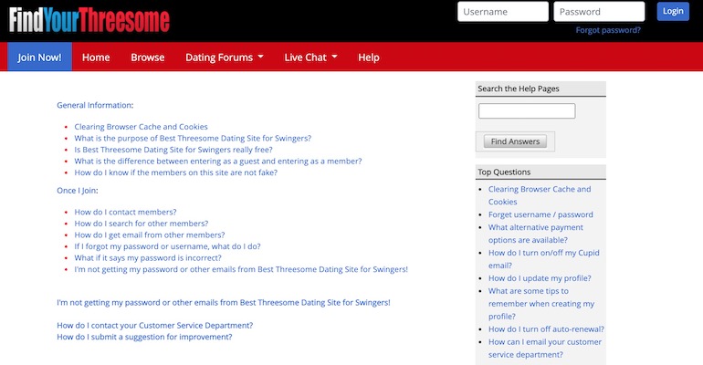 customer and faq, answers