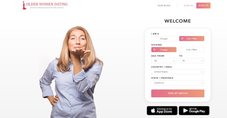 homepage screenshot of owd