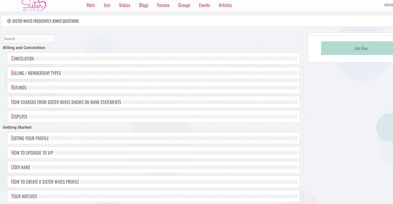 customer support of sisterwives